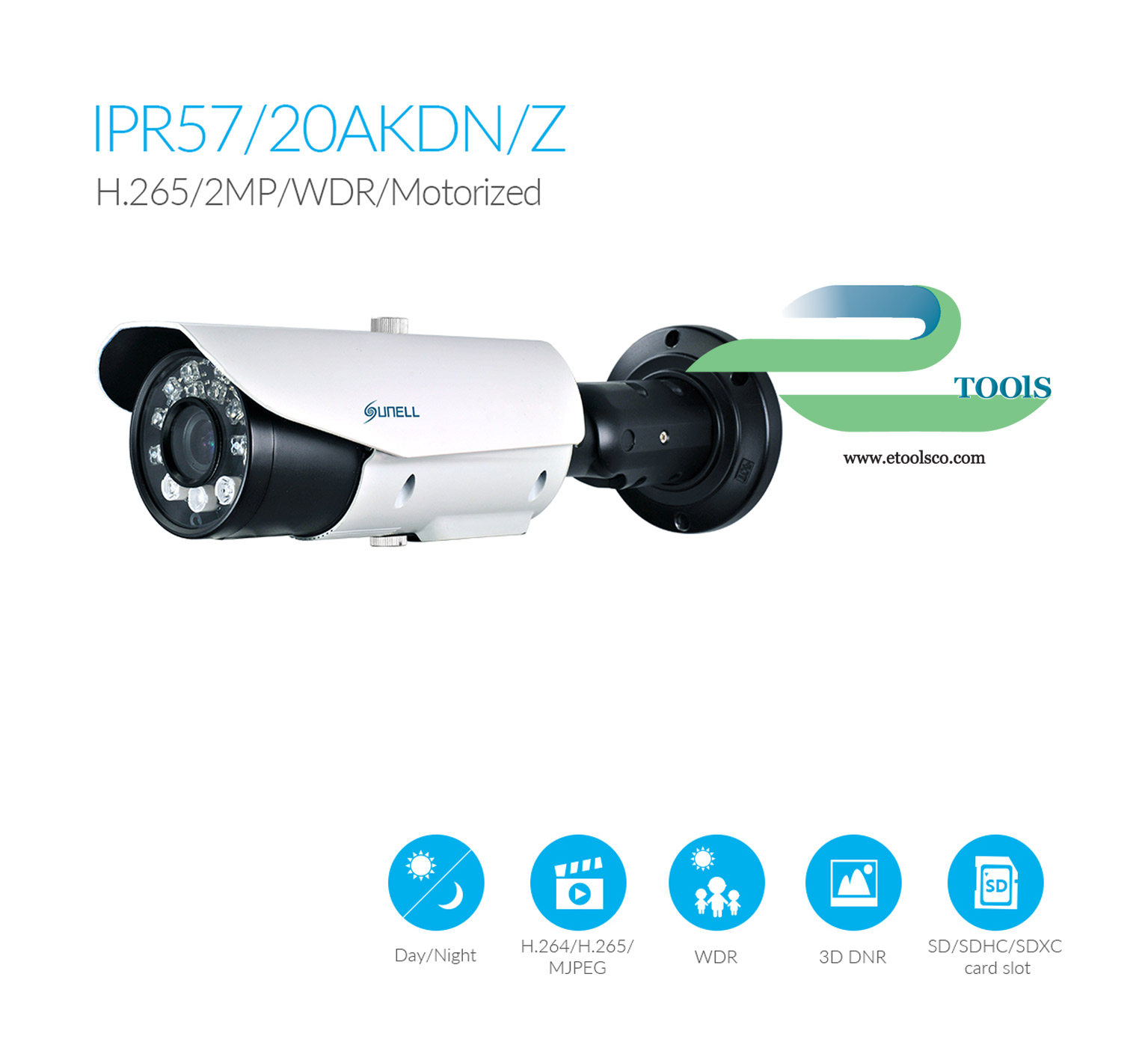 دوربین مداربسته شبکه سانل SNIPR57/20AKDNZ